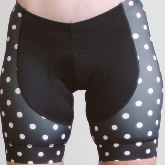Women’s Classic Dot 8” Cycle/Bike Shorts - Picture 2 of 7